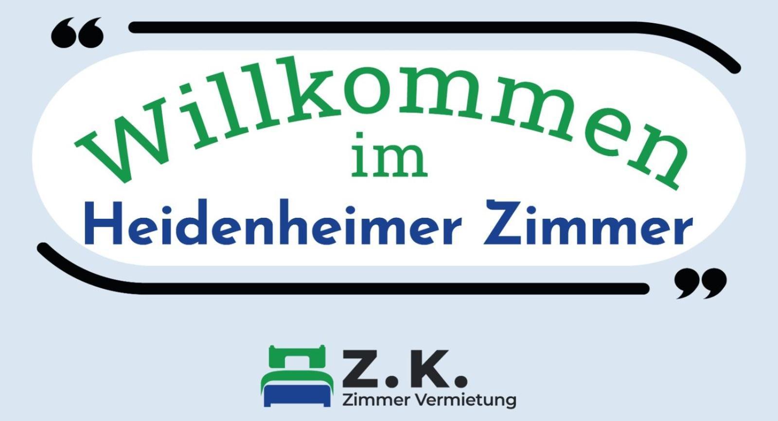 Heidenheimer Zimmer Heidenheim an der Brenz Exterior foto